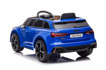Akutoitega sõiduk Audi RS6 BRD-2118 sinine - pilt 6