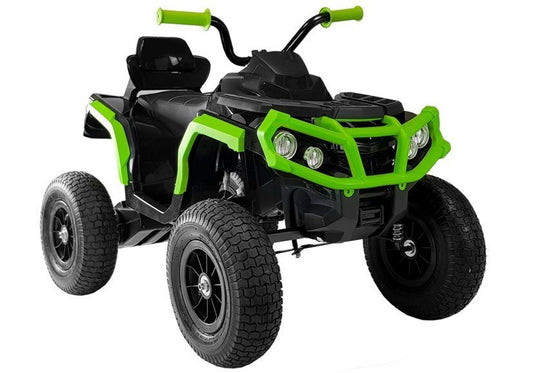 Quad BDM0906 Electric Ride On Vehicle Pumped Wheels - Black - attēls 1