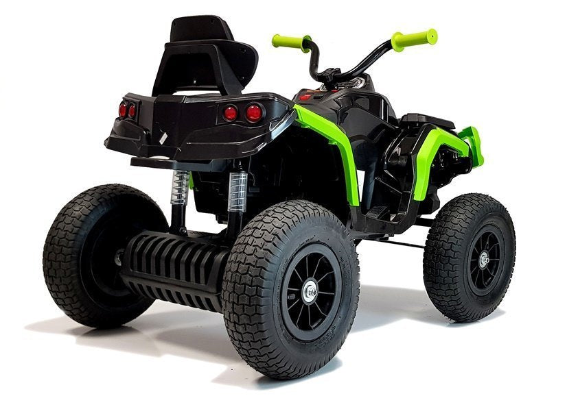 Quad BDM0906 Electric Ride On Vehicle Pumped Wheels - Black - attēls 2