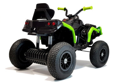 Quad BDM0906 Electric Ride On Vehicle Pumped Wheels - Black - attēls 2