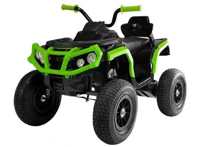 Quad BDM0906 Electric Ride On Vehicle Pumped Wheels - Black - attēls 3