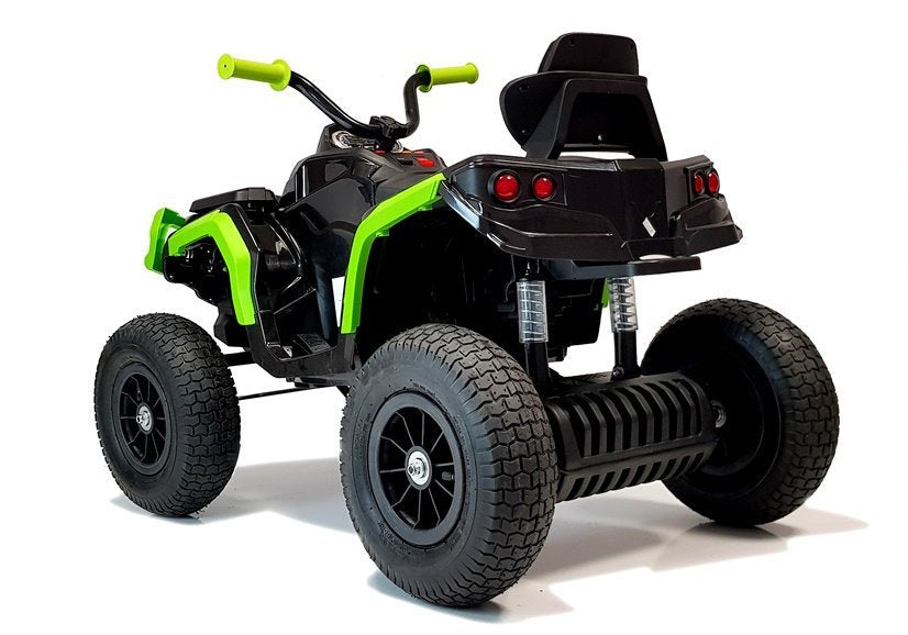 Quad BDM0906 Electric Ride On Vehicle Pumped Wheels - Black - attēls 4
