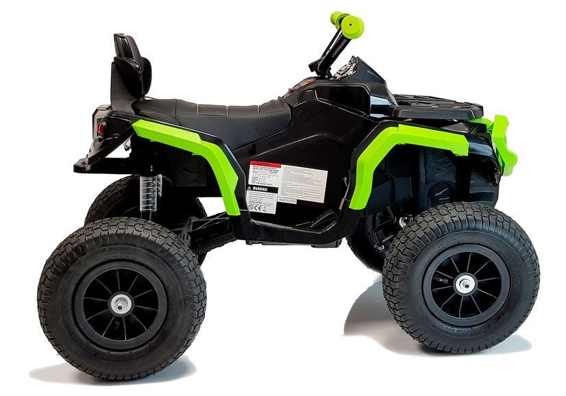 Quad BDM0906 Electric Ride On Vehicle Pumped Wheels - Black - attēls 5