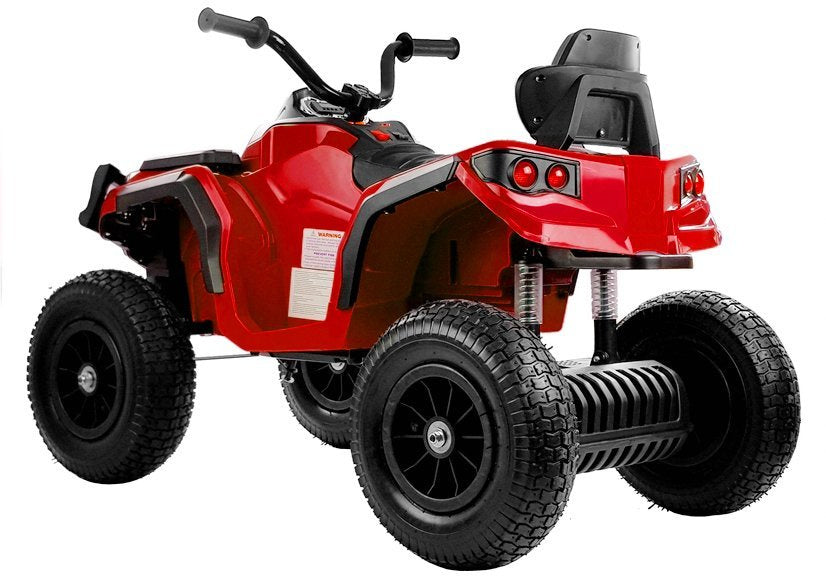 Quad BDM0906 Electric Ride On Vehicle Pumped Wheels - Red - attēls 3
