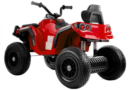 Quad BDM0906 Electric Ride On Vehicle Pumped Wheels - Red - attēls 3