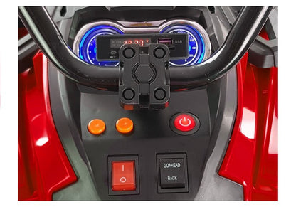 Quad BDM0906 Electric Ride On Vehicle Pumped Wheels - Red - attēls 7