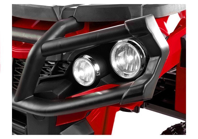 Quad BDM0906 Electric Ride On Vehicle Pumped Wheels - Red - attēls 8