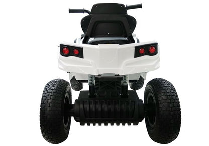 Quad BDM0906 Electric Ride On Vehicle Pumped Wheels - White - attēls 3