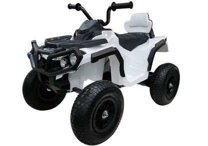 Quad BDM0906 Electric Ride On Vehicle Pumped Wheels - White - attēls 6