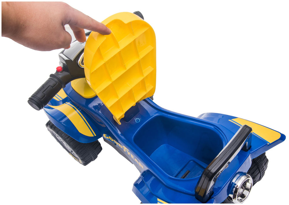 Quad Ride-on Sound Light 551-G Blue - attēls 8