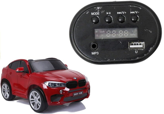 Radio Panel for Electric Ride On Car BMW X6M - attēls 1