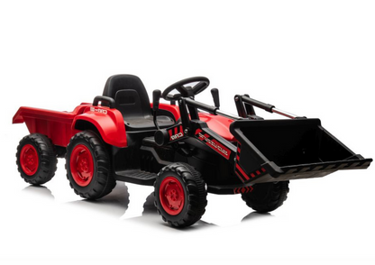 Rechargeable tractor with bucket BW-X002A Red - attēls 1