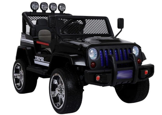 Ride on Car S2388 Jeep Black 4x45W - attēls 1