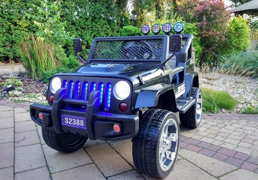 Ride on Car S2388 Jeep Black 4x45W - attēls 2