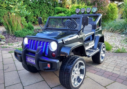 Ride on Car S2388 Jeep Black 4x45W - attēls 3