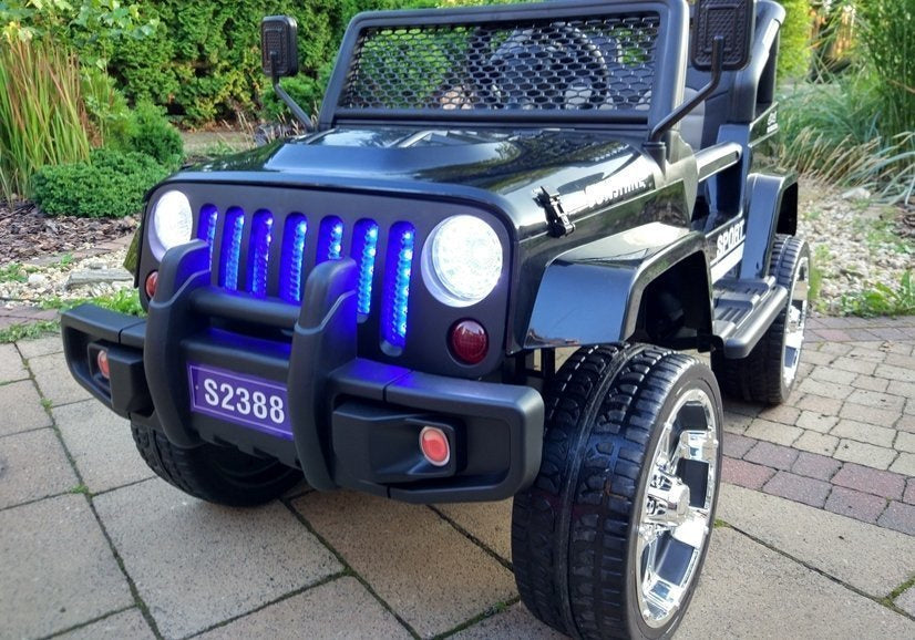Ride on Car S2388 Jeep Black 4x45W - attēls 4