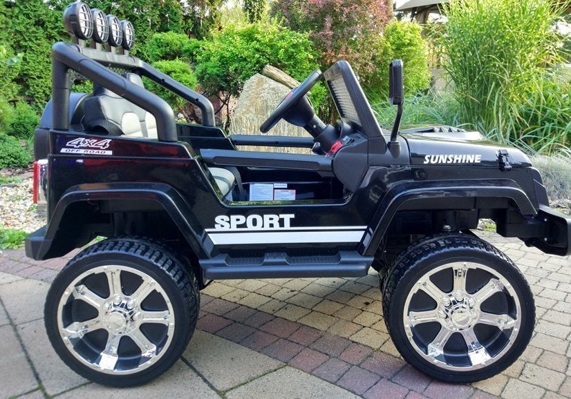 Ride on Car S2388 Jeep Black 4x45W - attēls 7