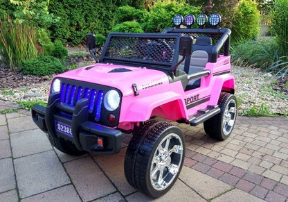 Ride on Car S2388 Jeep Pink 4x45W - attēls 2