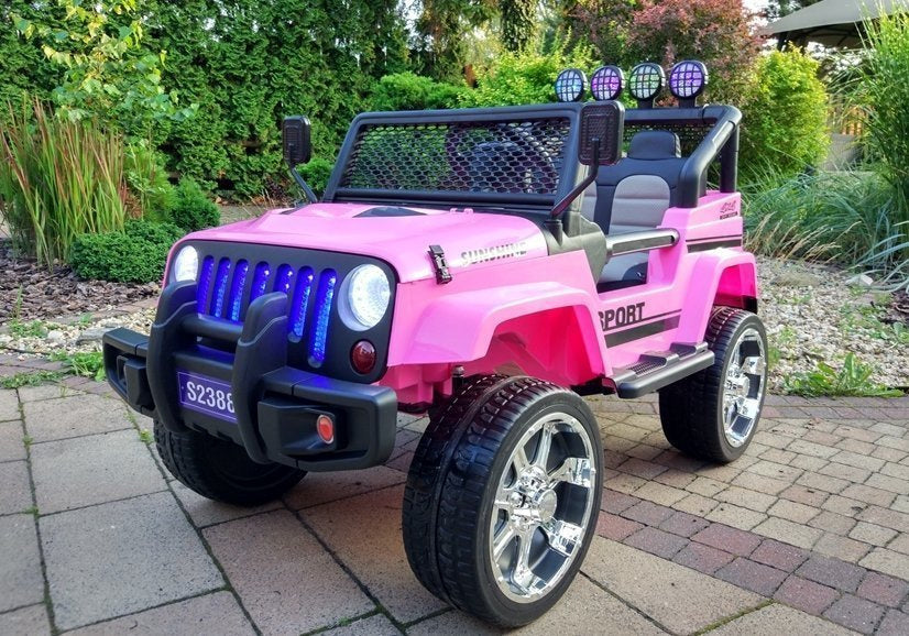 Ride on Car S2388 Jeep Pink 4x45W - attēls 3