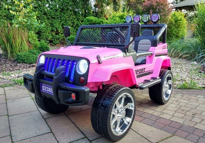 Ride on Car S2388 Jeep Pink 4x45W - attēls 3