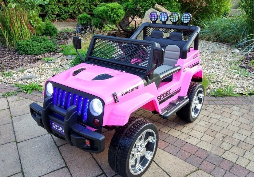 Ride on Car S2388 Jeep Pink 4x45W - attēls 4
