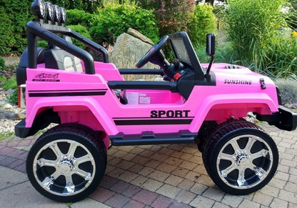 Ride on Car S2388 Jeep Pink 4x45W - attēls 5