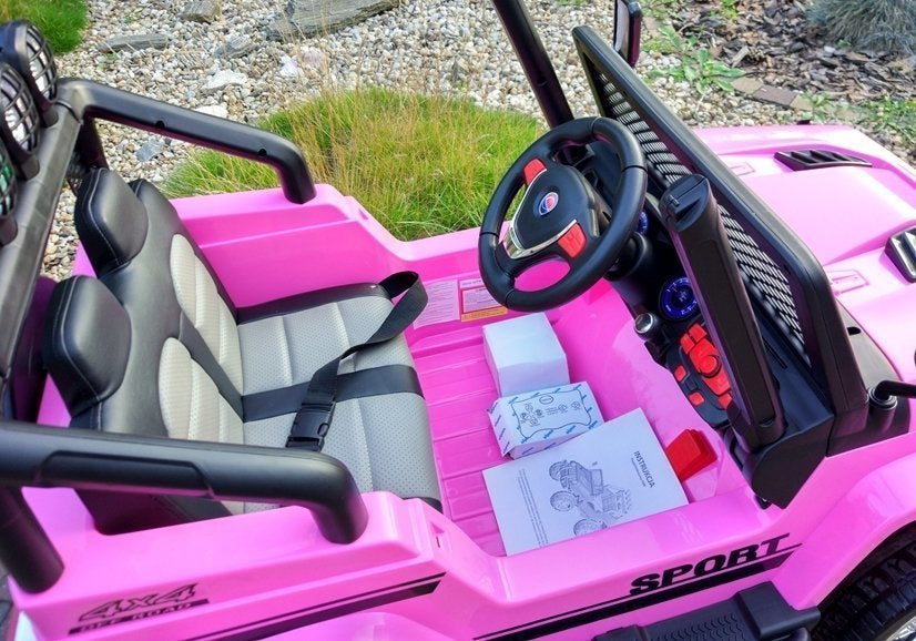 Ride on Car S2388 Jeep Pink 4x45W - attēls 8