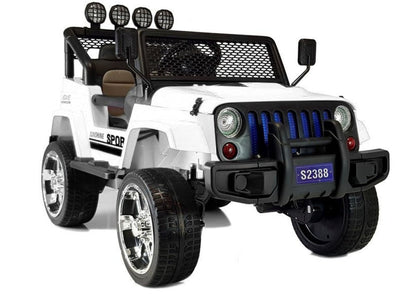 Ride on Car S2388 Jeep White 4x45W - attēls 1