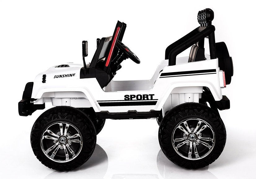 Ride on Car S2388 Jeep White 4x45W - attēls 3