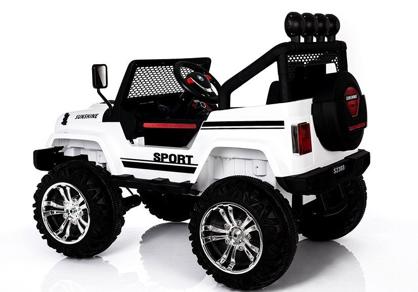 Ride on Car S2388 Jeep White 4x45W - attēls 4