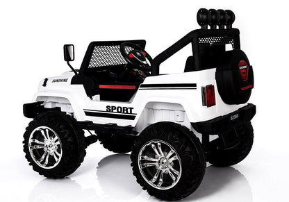 Ride on Car S2388 Jeep White 4x45W - attēls 4