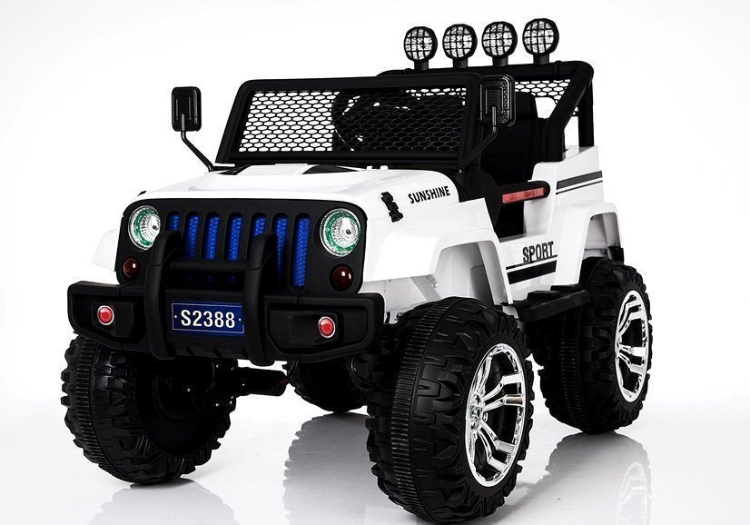 Ride on Car S2388 Jeep White 4x45W - attēls 6