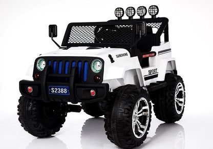 Ride on Car S2388 Jeep White 4x45W - attēls 6