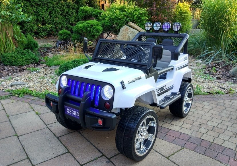 Ride on Car S2388 Jeep White 4x45W - attēls 7
