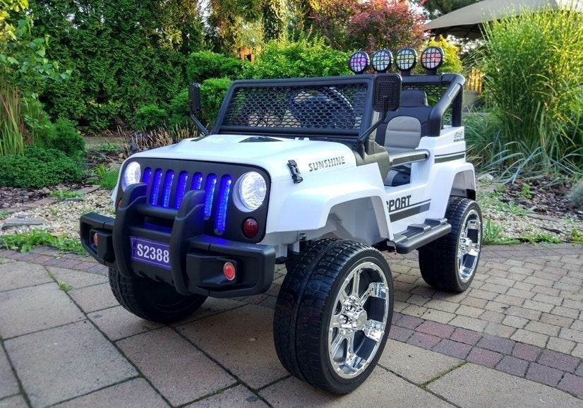 Ride on Car S2388 Jeep White 4x45W - attēls 8