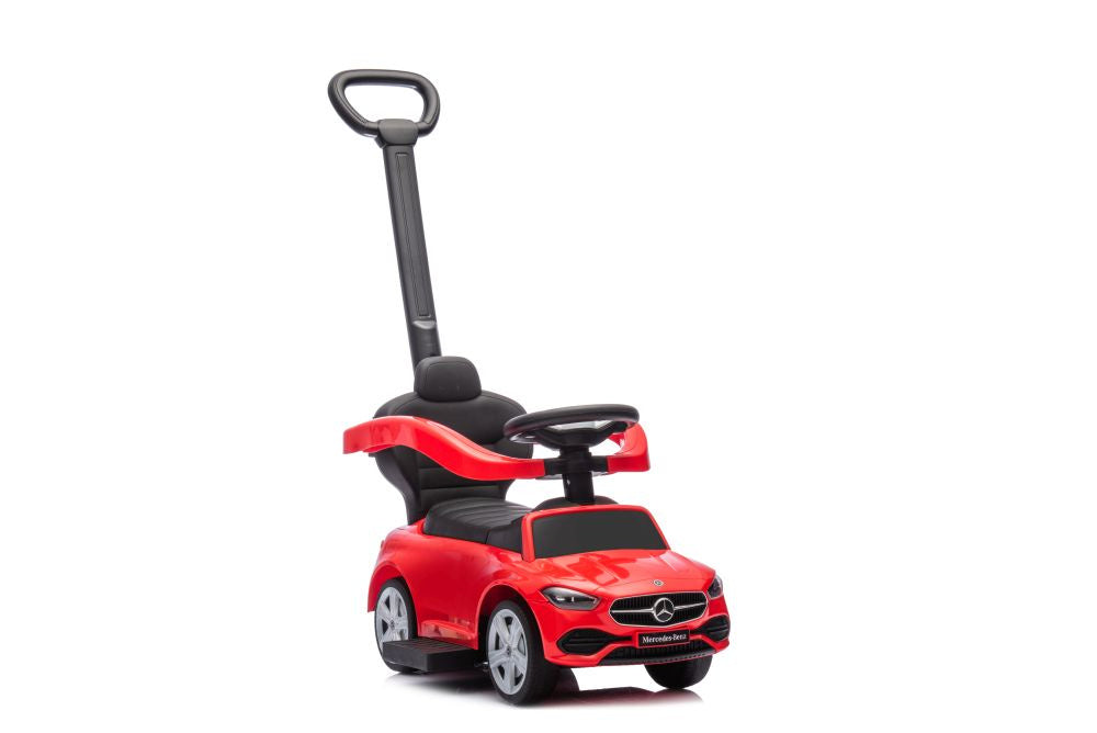 Ride-on with pusher Mercedes 3in1 Red - image 1