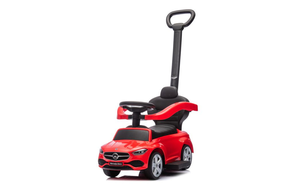 Ride-on with pusher Mercedes 3in1 Red - image 4