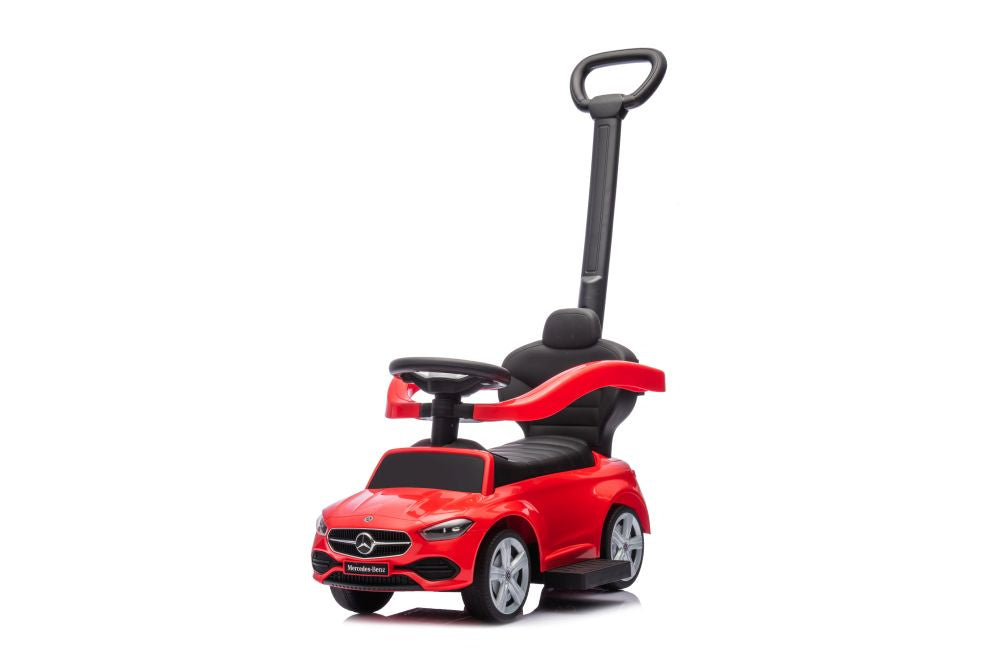Ride-on with pusher Mercedes 3in1 Red - image 8