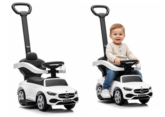 Ride-on with Pusher Mercedes 3in1 White - image 1