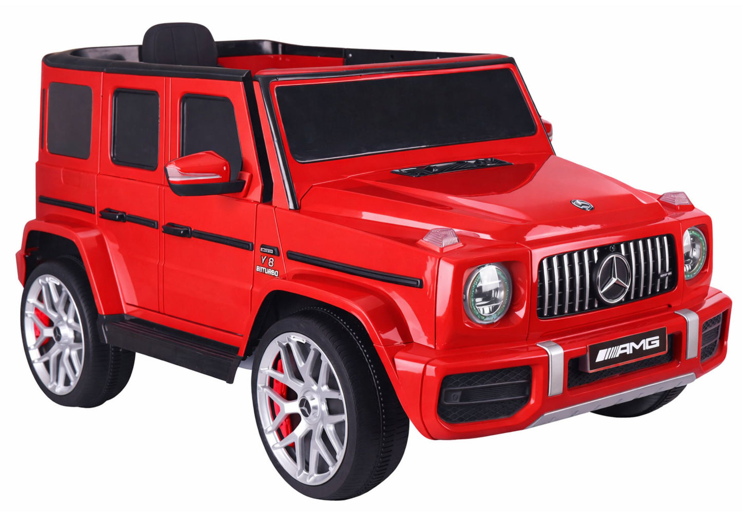 S306-1 Red Battery Operated Car Mercedes G63 - attēls 8