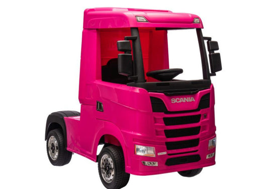 Scania 500R HL698 rožinis 4x4 Battery automobilis - nuotrauka 1