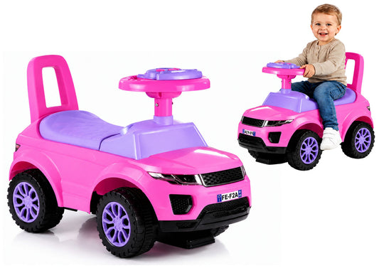 Toddlers Ride On 613W Pink Sound Light - image 1