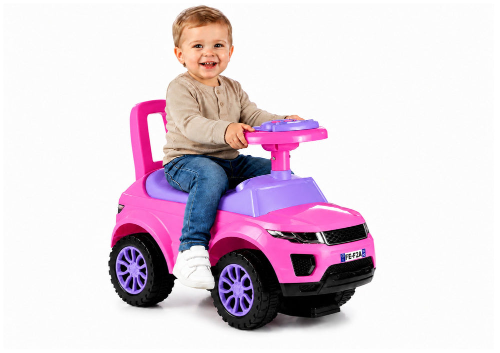 Toddlers Ride On 613W Pink Sound Light - image 2