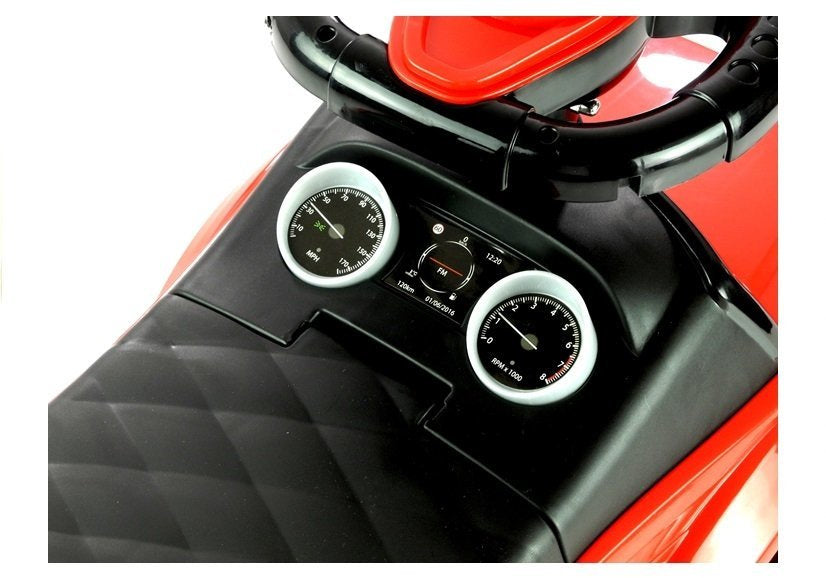 Toddlers Ride On 613W Red Sound Light - attēls 6