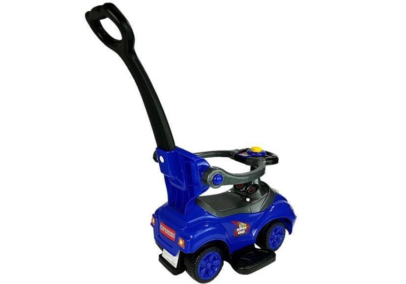 Toddlers Ride On Push Along with Parent Handle Mega Car 3in1 Blue - attēls 5