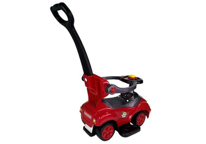 Toddlers Ride On Push Along su tėvų rankena Mega automobilis 3in1 raudonas - nuotrauka 5