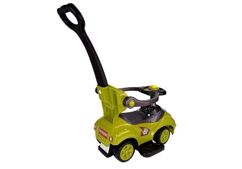 Toddlers Ride On Push Along with Parent Handle Mega Car 3in1 Yellow - attēls 5