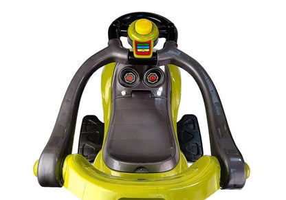 Toddlers Ride On Push Along with Parent Handle Mega Car 3in1 Yellow - attēls 8