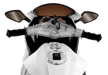 TR1603 vaikiškas elektrinis motociklas baltas - nuotrauka 8