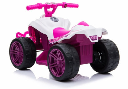 TR1805 Electric Ride-On Quad White-pink - attēls 4